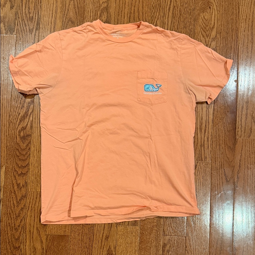 Vineyard Vines Men's Peach Short Sleeve Tee